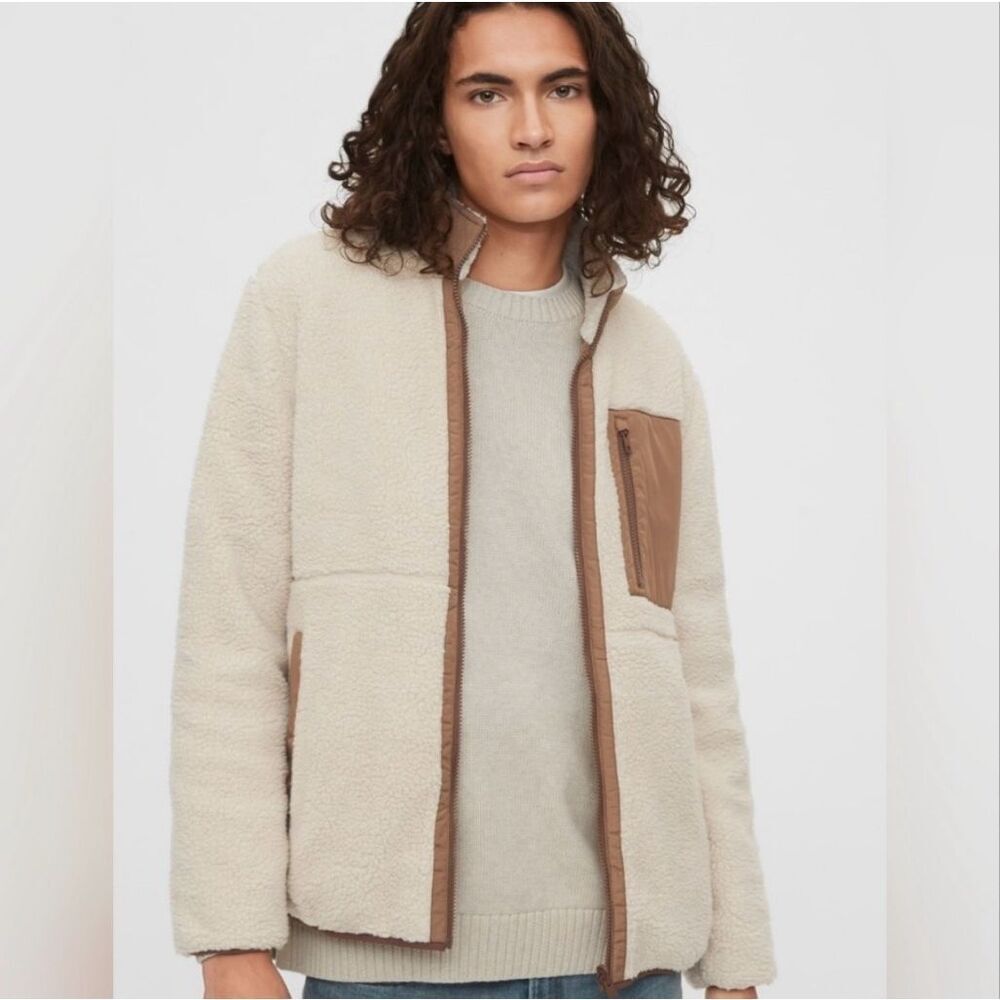 GAP Men’s Reversible Fleece Jacket Size XL
